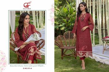 GUL FARAZ 511 SERIES FOUX GEORGETTE PAKISTANI SUITS CATALOGUE