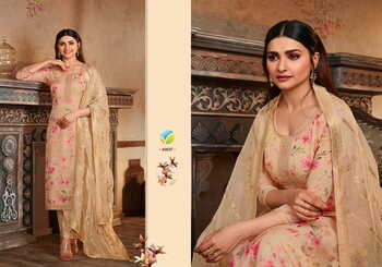 VINAY TUMBAA ANANYAA ORGANZA DIGITAL PRINTED SUITS SURAT