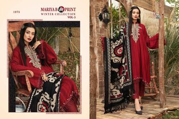 SHREE FABS MARIYA B M PRINT WINTER COLLECTION VOL 3 NX PAKISTANI SUITS