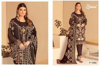 RAMSHA ZAINA VOL 17 GEORGETTE PAKISTANI SUITS