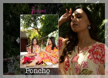 PSYNA PONCHO VOL 2 DIGITAL PRINTED KAFTAN AT SURAT