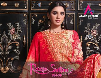 APANA COTTON RAZIA SULTAN VOL 38 COTTON PRINTED KARACHI SUITS CATALOGUE