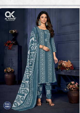 AL KARAM SAHIBA SIGNATURE PRINTS COTTON KARACHI SUITS AT BEST PRICE