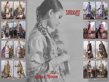 AGHA NOOR SHIDDAT VOL 2 PAKISTANI COTTON SUITS SUPPLIER SURAT