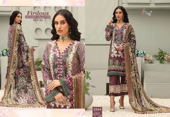 SHREE FABS FIRDOUS EXCLUSIVE COLLECTION VOL 20 2329 TO 2336 SERIES