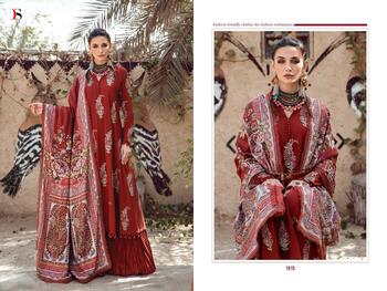 DEEPSY SUITS MARIA B M PRINT 22 VOL 5 1911 TO 1917 SERIES PAKISTANI SUITS