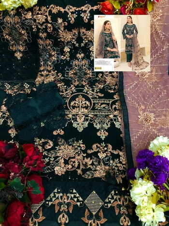 FEPIC ROSEMEEN D 5154 COLOURS GEORGETTE PAKISTANI SUITS CATALOGUE