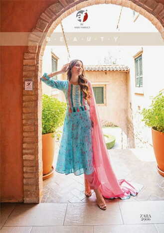 ANJU FABRICS ZARA VOL 3 READYMADE KURTI PANT WITH DUPATTA 3PCS SET CATALOGUE