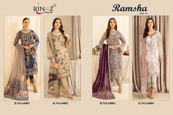 RINAZ FASHION RAMSHA VOL 24 FOUX GEORGETTE PAKISTANI SUITS SURAT