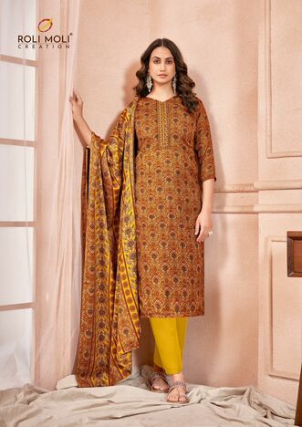 ROLI MOLI ZEENAT SALWAR SUITS CATALOGUE WHOLESALER IN SURAT