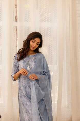 PSYNA 3049 SERIES LINEN TOP PANT WITH DUPATTA ONLINE SUPPLIER SURAT