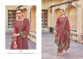 SHREE FABS BIN SAEED LAWN COLLECTION VOL 8 PAKISTANI SUITS WHOLESALER