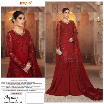 FEPIC ROSEMEEN MARIA B EMBROIDE VOL 4 PAKISTANI SUITS