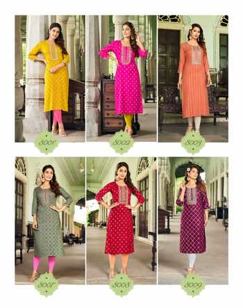 DIYA TRENDS VICTORIA VOL 8 READYMADE KURTI DISTRIBUTOR IN SURAT