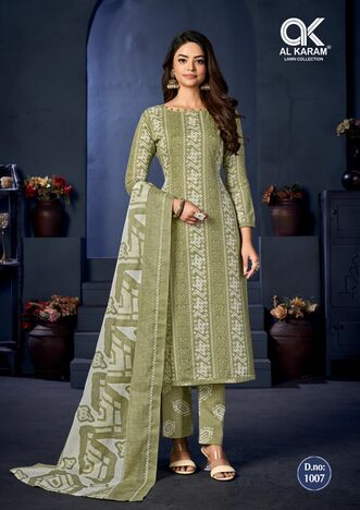 AL KARAM SAHIBA SIGNATURE PRINTS COTTON KARACHI SUITS AT BEST PRICE