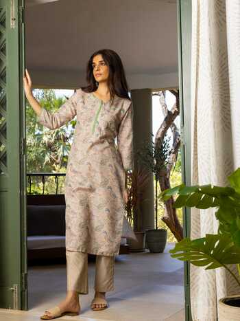 PSYNA 3030 SERIES LINEN KURTI WITH PANT ONLINE SUPPLIER SURAT