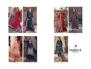 DEEPSY SUITS MARIA B M PRINT 22 VOL 5 1911 TO 1917 SERIES PAKISTANI SUITS