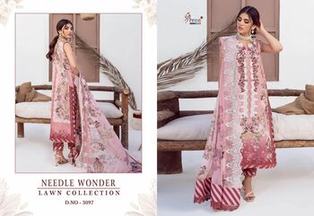 SHREE FABS NEEDLE WONDER LAWN COLLECTION 3096 TO 3103 SERIES PAKISTANI SUITS