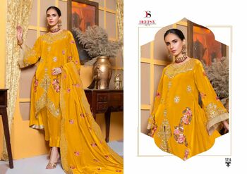 DEEPSY SUITS MERAKISH PAKISTANI VELVET SUITS FOR WINTER COLLECTION 2021