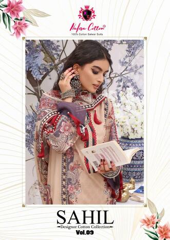 NAFISA COTTON SAHIL VOL 9 COTTON KARACHI COLLECTION 2022