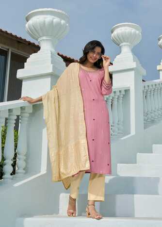 WANNA EKAYA RAYON KURTI PANT WITH DUPATTA SUPPLIER IN SURAT