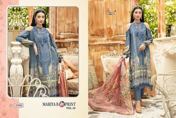 SHREE FABS MARIYA B M PRINT WINTER COLLECTION VOL 3 NX PAKISTANI SUITS