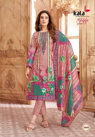 KALA MAGGIC VOL 20 COTTON PRINTED SUITS LATEST CATALOGUE