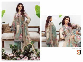 SHRADDHA DESIGNER VINTAGE VOL 10 LAWN COTTON PAKISTANI SUITS AT SURAT