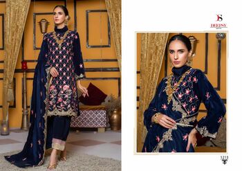 DEEPSY SUITS MERAKISH PAKISTANI VELVET SUITS FOR WINTER COLLECTION 2021