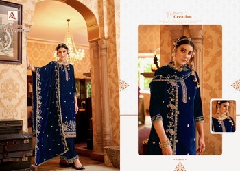  ALOK SUIT VELVET GRACE SALWAR SUITS LATEST CATALOGUE