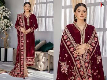 DEEPSY SUITS VELVET 23-3 EMBROIDERY SALWAR KAMEEZ DISTRIBUTOR IN SURAT