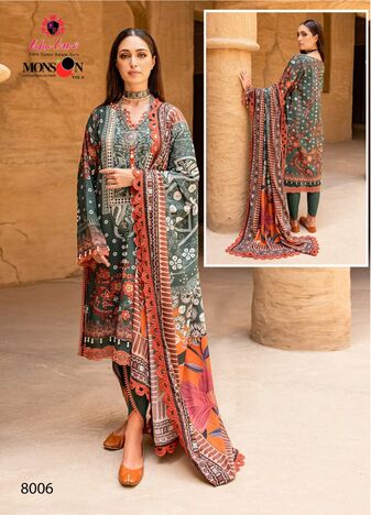 NAFISA COTTON MONSOON VOL 8 PURE COTTON KARACHI SUITS JETPUR