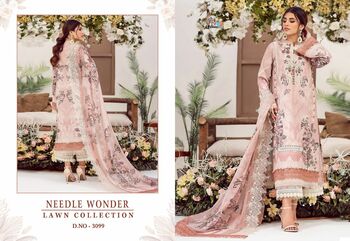 SHREE FABS NEEDLE WONDER LAWN COLLECTION 3096 TO 3103 SERIES PAKISTANI SUITS