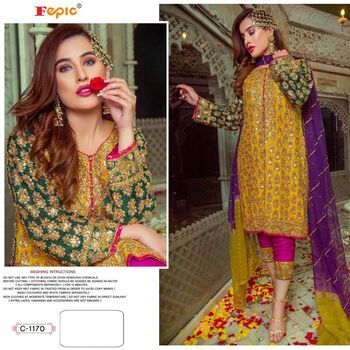 FEPIC C 1170 SERIES PAKISTANI SUITS MANUFACTURER SURAT