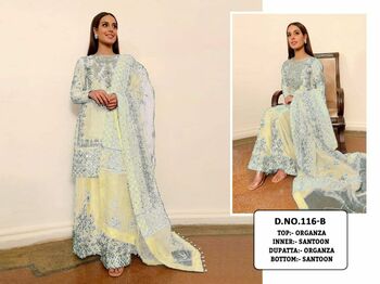 KALEESHA FASHION KF 116 DESIGNER PAKISTANI SALWAR SUITS