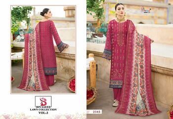 SHREE FABS BIN SAEED LAWN COLLECTION VOL 3 PAKISTANI LUXURY LAWN SUITS