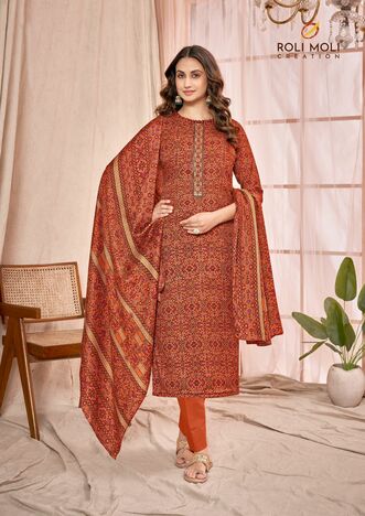 ROLI MOLI ZEENAT SALWAR SUITS CATALOGUE WHOLESALER IN SURAT