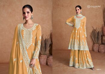 GULKAYRA DESIGNER VAMIKA SILK SALWAR KAMEEZ DISTRIBUTOR IN SURAT