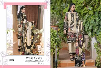 SHREE FABS AYESHA ZARA PREMIUM COLLECTION VOL 4 LATEST CATALOGUE 2021