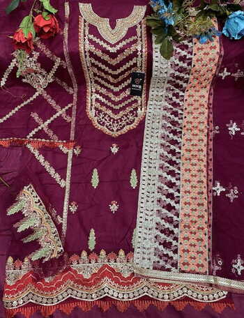 HOOR TEX 24006 A TO E PAKISTANI SUITS LATEST CATALOGUE 2022