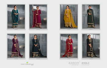 VINAY KASEESH SOHA VOL 2 DOLA JACQUARD SALWAR SUITS AT SURAT