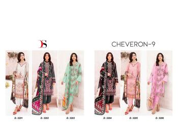 DEEPSY SUITS CHEVERON VOL 9 PAKISTANI SUITS SURAT