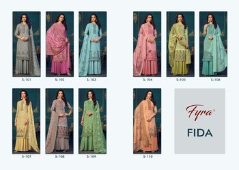 FYRA FIDA DIGITAL KASHMIRI PRINT SUITS BY ALOK SUITS