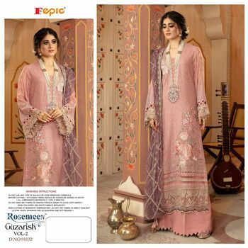 FEPIC ROSEMEEN GUZARISH VOL 2 GEORGETTE PAKISTANI SUITS