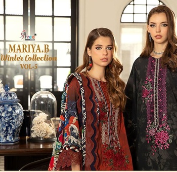 SHREE FABS MARIA B VOL5 PAKISTANI WINTER COLLECTION WHOLESALER