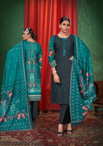 KEVAL FAB SOBIA PLUS LUXURY COTTON KARACHI SUITS CATALOGUE