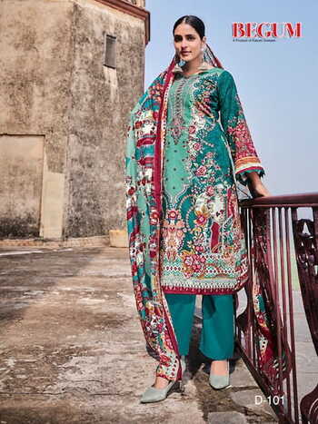 KALYAN BEGUM VOL 1 COTTON PRINTED KARACHI SUITS NEW CATALOGUE