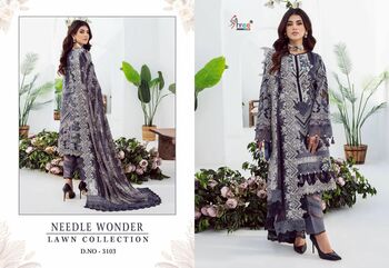 SHREE FABS NEEDLE WONDER LAWN COLLECTION 3096 TO 3103 SERIES PAKISTANI SUITS