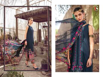 DEEPSY SUITS MARIA B M PRINT 22 VOL 4 1871 TO 1878 SERIES PAKISTANI SUITS CATALOGUE