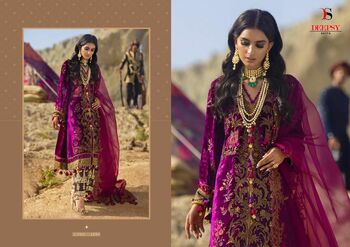 DEEPSY SANA SAFINAZ LUXURY VELVET VOL 21 PAKISTANI DESIGNER SUITS